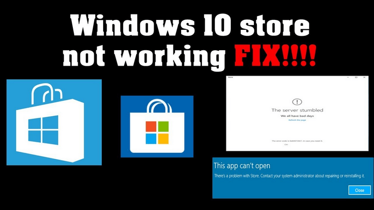 Lỗi không vào được Microsoft Store trên Windows 10
